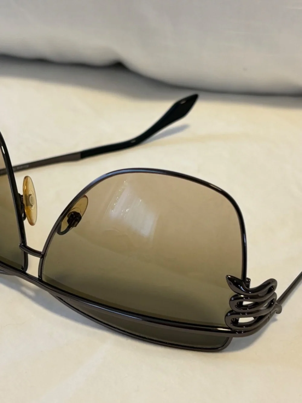 Roberto Cavalli, Morane, 723S Sunglasses GunMetal Frame Brown Gradient - unisex